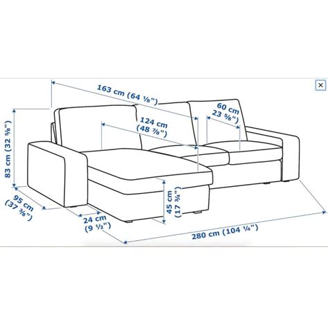 We found from our last time owning one that they hold up great to kids, dogs, messes. kivik sofa dimensions | www.stkittsvilla.com