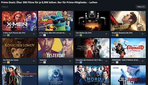 Maybe you would like to learn more about one of these? Amazon Prime Video: über 300 Filme für je 0,99 Euro ...