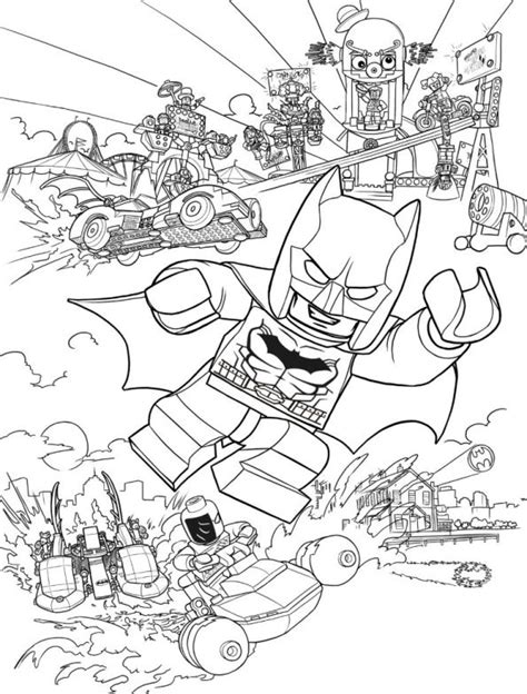 Batman coloring pages are particularly popular among boys as these activity sheets allow them to go on a fantastic adventure to some unknown land where they can stand beside their favorite hero to fight against evil and save the day. Kids-n-fun.com | 16 coloring pages of Lego Batman Movie
