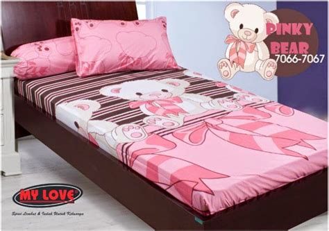 Sprei single all new my love full fitted 120x200 dino: JUAL SEPREI ( GROSIR DAN ECERAN ): SEPREI MY LOVE