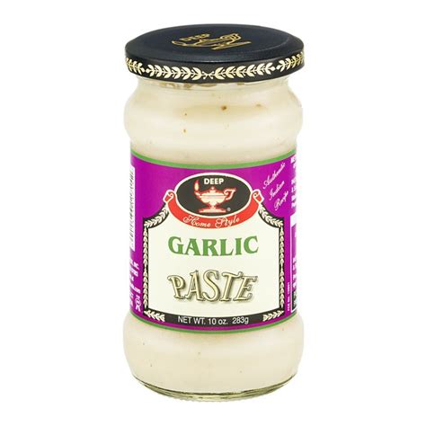 Add the prepared sauce to the hot skillet and bring to a boil. Deep Garlic Paste (10 oz) - Instacart