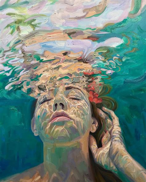 Jika ingin mewarna dengan variasi gradasi. These Stunning Underwater Paintings By Isabel Emrich Will Take Your Breath Away in 2020 ...