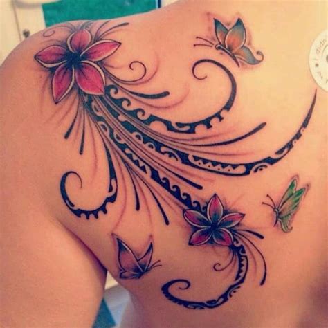 In terms of shoulder tattoo ideas, there are plenty of choices. 10. #Bright Blue - 30 Flower #Tattoos That Will Make You Want Some New Ink ... → #Fashion ...