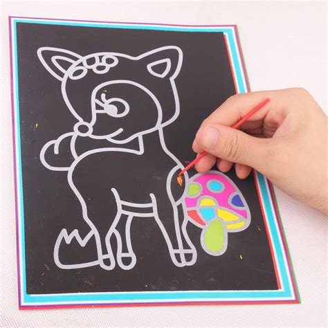 See how easy it is to make diy scratch art paper at home with basic supplies. DIY Magic Scratch Art - MEXTEN Products is of High Quality