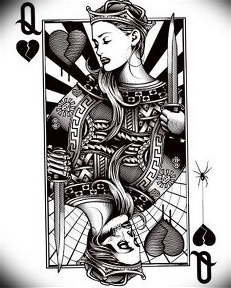 You may write the name of your soul mate in your tattoo or something else that relates to him or your love story. Lady of Hearts tattoo card 12.07.2019 №073 - an example of a drawing - tattoovalue.net ...