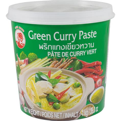 Ob rote, gelbe oder grüne currypaste, curry ist einzigartig und, je nach den weiteren zutaten scharf, sauer, bitter. COCK Grüne Currypaste 1kg