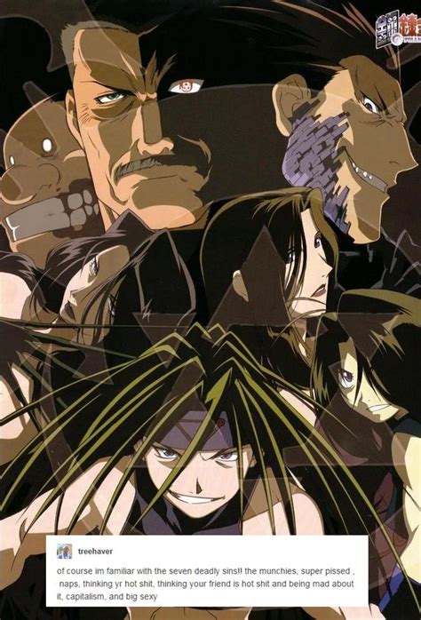 Fullmetal alchemist seven deadly sins. Fma, the seven deadly sins XD | Fullmetal alchemist ...