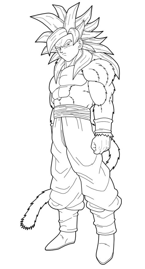 Ssb goku full body with colurs dragonballz amino. Goku SSJ4 Full Body 1st preview by drozdoo on DeviantArt