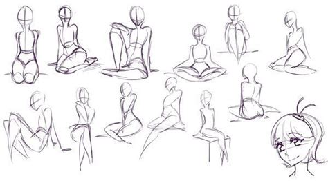 Here's a complete step by step guide on drawing poses with examples! Sitting Poses by rika-dono.deviantart.com on @DeviantArt ...