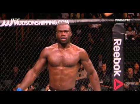 He was the runner up on the ultimate fighter: Uriah Hall Vs Gegard Mousasi 26/09/2015 - YouTube