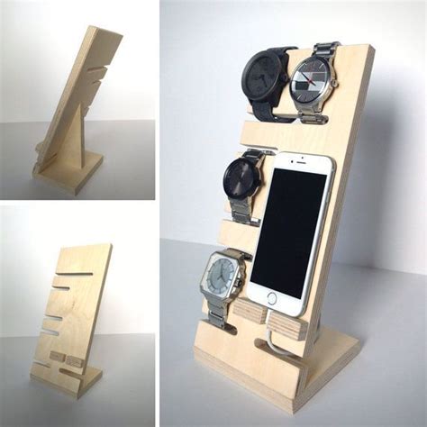 In this video i show you how to make a watch holder using plywood and minimal tools. Image result for diy watch rack | Watch holder, Diy phone ...