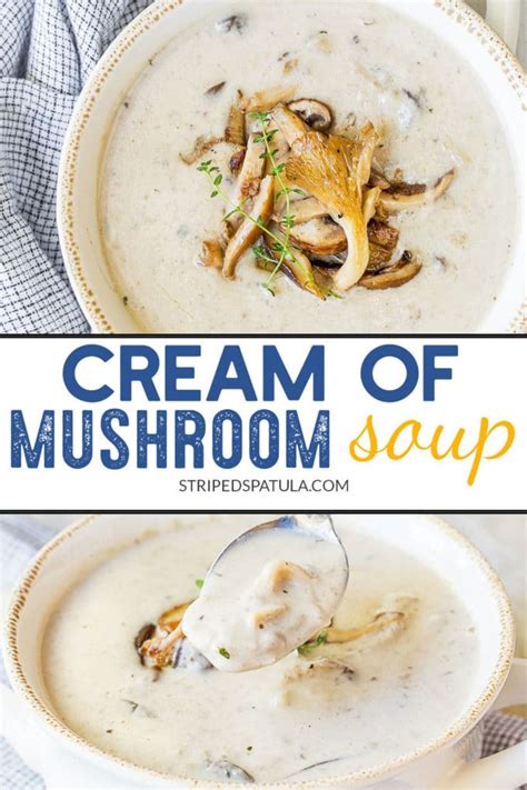 Served on toast or ciabatta, used as a pasta sauce, or just eaten on it's own, it definitely won't disappoint! Cream of Mushroom Soup with Sherry | Striped Spatula