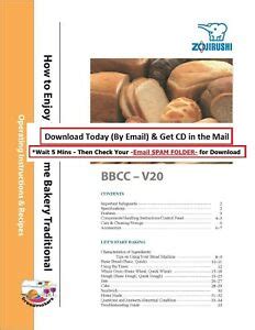 Zojirushi bb cec20 home bakery supreme 2 pound loaf. Zojirushi Bread Maker Machine Directions Instruction ...