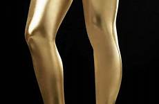stockings gold metallic silver knee wet look sexy shiny length 4color women pvc over aliexpress party vinyl back