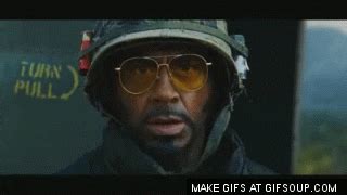 # tropic thunder # tropic thunder. Robert Downey Jr GIF - Find & Share on GIPHY