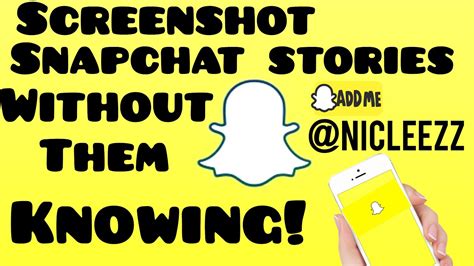How to view snapchat stories without them knowing. How to screenshot snapchat stories without them knowing ...