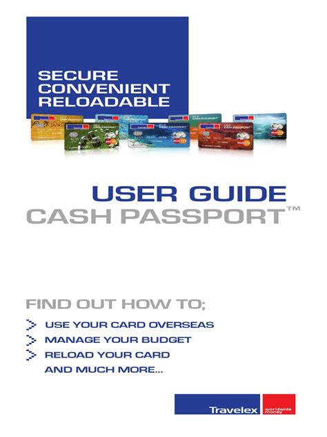 Provide your full name, address, card number, and contact information. Cash Passport Travelex | Master Card | Debit Card