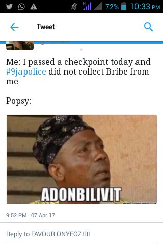 The blatantly suspect correspondence is pretty easy to. #9japolice: Hilarious Memes About Nigeria Police Trending ...