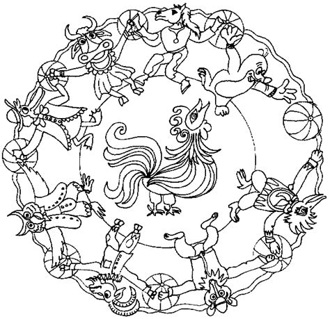 Mandala dieren kleurplaten om in te kleuren. kleurplaten en zo » Kleurplaten van mandala dieren
