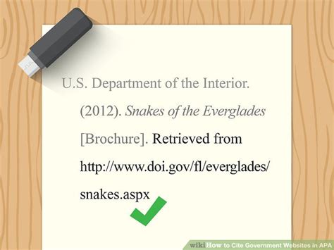 Provide the name of the news website in the source element of the reference. Simple Ways to Cite Government Websites in APA: 9 Steps
