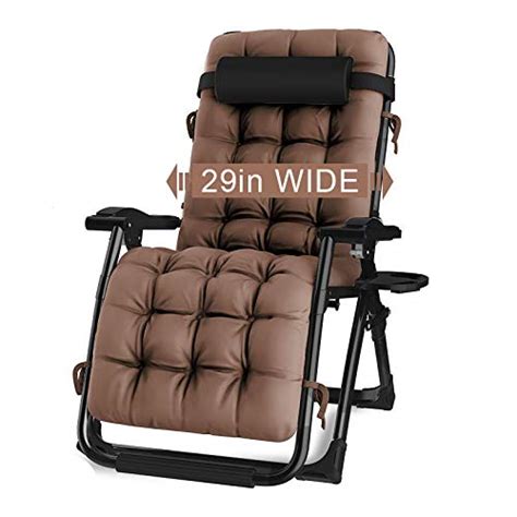 3 out of 5 stars with 1 reviews. KINGBO Oversized Zero Gravity Chair, Lawn Recliner ...