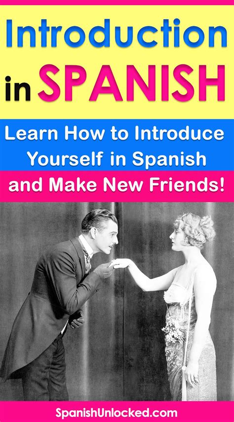 If you want to take your language to the next level, you need to practice speaking it. Are you learnnig Spanish? Learn how to introduce yourself in Spanish and make new friends! Span ...
