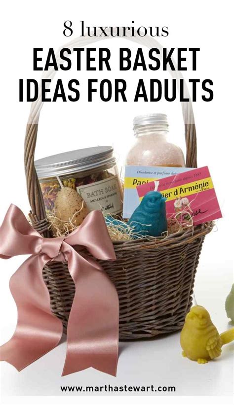 We have easter basket ideas for babies to adults including toddlers, tweens. 8 Luxurious Easter Basket Ideas for Adults | Homemade ...