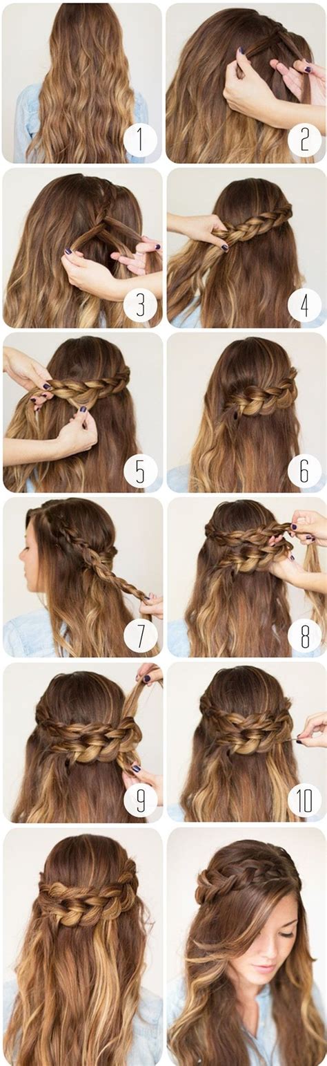 Hairstyles step by step easy. 20 Cute and Easy Braided Hairstyle Tutorials -Latest Styles