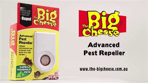 The advanced pest repeller from the big cheese, uses a combination of swept ultrasound and electromagnetic action to drive. The Big Cheese Advanced Pest Repeller - How To Video - YouTube