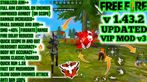 Here we will provide fast download link of free fire hack app in which you will get high damage with auto aim and obb data for android. Free Fire 1.43.2 VIP Mod v3 Stable Aim+ AimBot Damage+