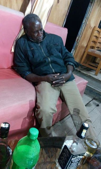 Kalembe maintained a low profile since his failed attempt to capture the mavoko parliamentary seat during the. Kalembe Ndile drinks off his losing misery.