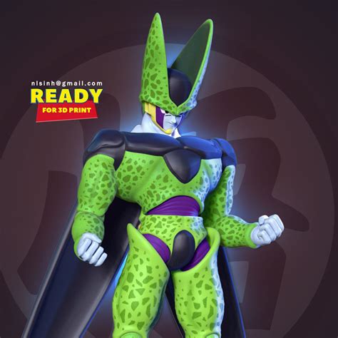 Super warriors, is a 1994 japanese animated science fiction martial arts film and the eleventh dragon ball z feature movie. Cell - Dragon Ball 3D print model | CGTrader