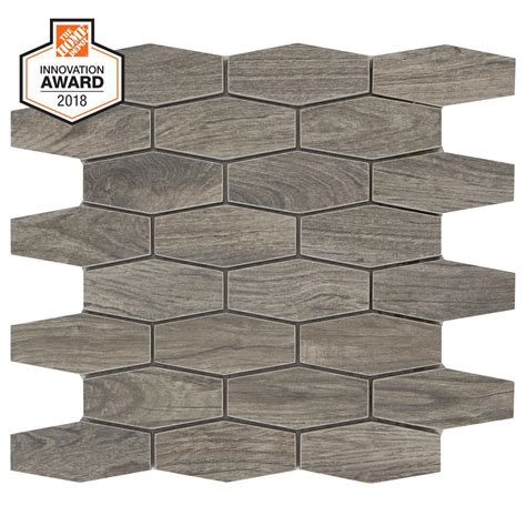 Lifeproof luxury vinyl plank flooring comes in three thicknesses, each with several style options: LifeProof Shadow Wood Linear Hexagon 12 in. x 13-1/2 in. x ...