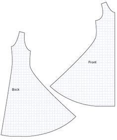 Ausdrucken obrazcy odezhdy dlya kukol obrazcy kukolnyh platev. Diagram of Sewing Pattern Pieces for the Jersey Flare Dress. Download online PDF Sewing Pattern ...