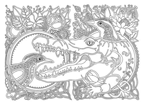 The story tells of a world in which there are four tribes: Coloring book for adults "The wind carries flowers" on Behance