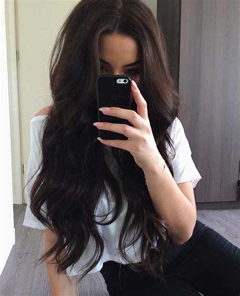 And she carries a lot of spunk with her, constantly jabbing lawrence in a very playful way. 25+ Long Dark Brown Hairstyles | Hairstyles and Haircuts ...
