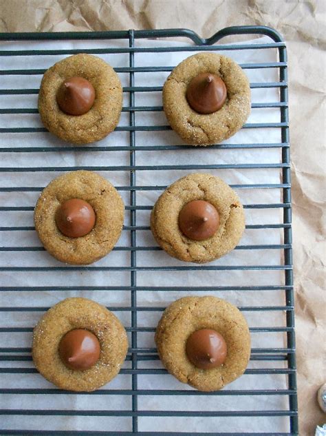 Christmas crinkle cookies, molasses honey ginger cookies and gingerbread christmas tree cookies are lovely holiday cookies too! Hershey Kiss Gingerbread Cookies Recipes — Dishmaps