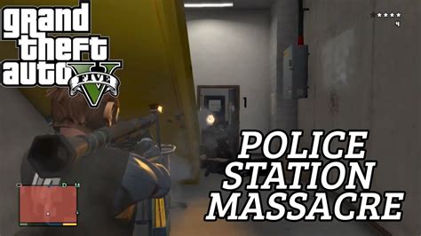 Gta 5 map police station 2. GTA 5 Police Station Massacre (Funny Moments) - YouTube