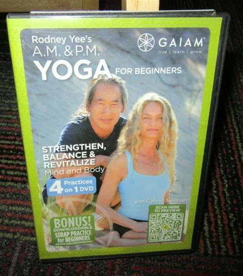 Strengthen, balance and revitalize your body and mind with these morning and evening practices. RODNEY YEE: A.M. & P.M. YOGA FOR BEGINNERS WORKOUT DVD ...