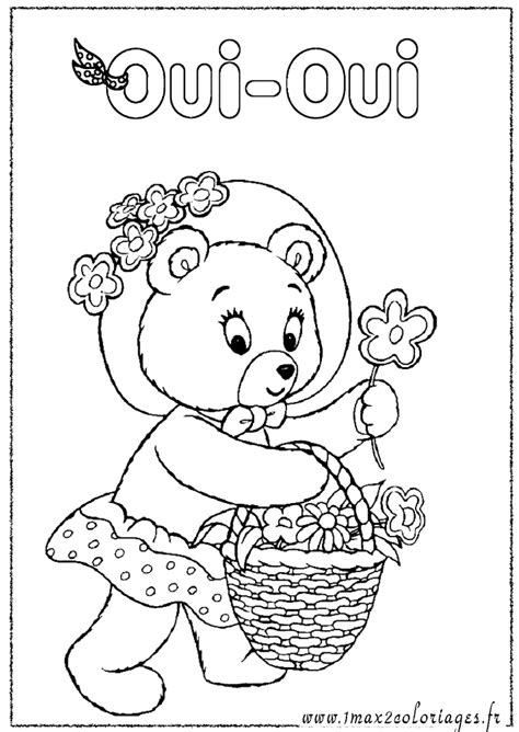 Jouer au jeu coloriage oui oui : coloriage à dessiner disney oui oui