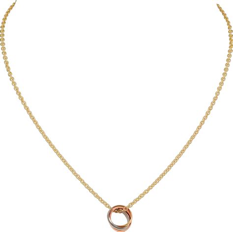 Trinity de Cartier necklace White gold, yellow gold, pink gold | Trinity necklace, White gold ...