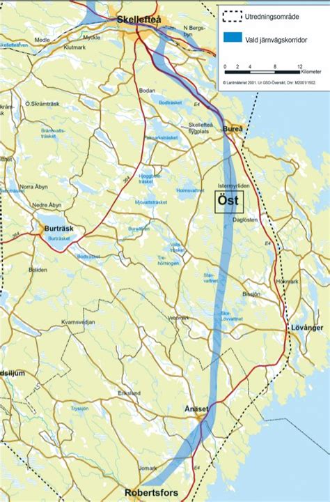 Several railway lines are studied, where each has its location, number and type of construction work. ABC on Twitter: "Korridor vald för #Norrbotniabanan. #Umeå ...