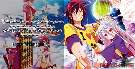 Maybe you would like to learn more about one of these? Renzhare™ : Kata Mutiara Anime No Game No Life