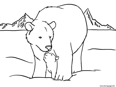 Supercoloring.com is a super fun for all ages: Cute Polar Bear Color Pages To Print9b5d Coloring Pages ...