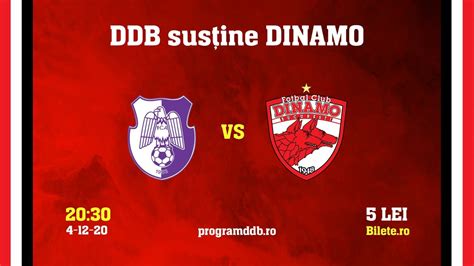 Acs campionii fotbal club argeș. FC Arges - FC Dinamo - 04 dec 2020