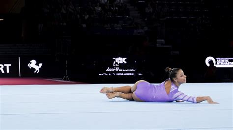 1.45 m (4 ft 9. Flavia Saraiva (BRA) FX - 2019 World Championships ...