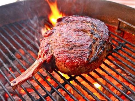 You should grill these steaks on indirect heat and finish with the reverse sear over direct heat. Grilled Cowboy Rib-Eye Steak