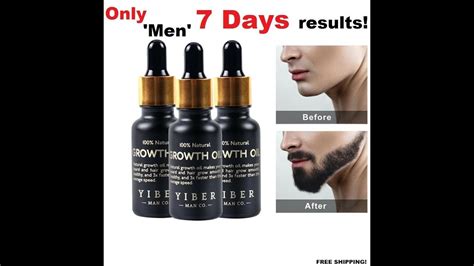 Brush your hair only 3 times a day using a wooden comb. 7 Days New Fast Beard Growth Oil Serum Growing Beard ...