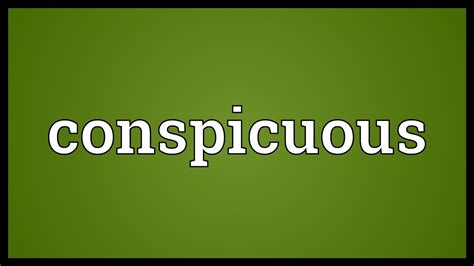 Video shows what rescission means. Conspicuous Meaning - YouTube