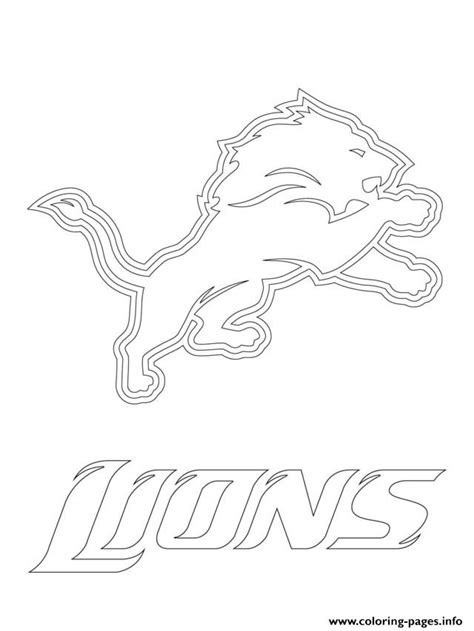 Ford logo history begins with failures and ends with tremendous success. Detroit Lions Logo Football Sport Coloring Pages Printable